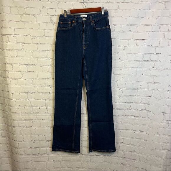 RE/DONE Originals 70s Bootcut Dark Wash size 29 - Picture 1 of 8